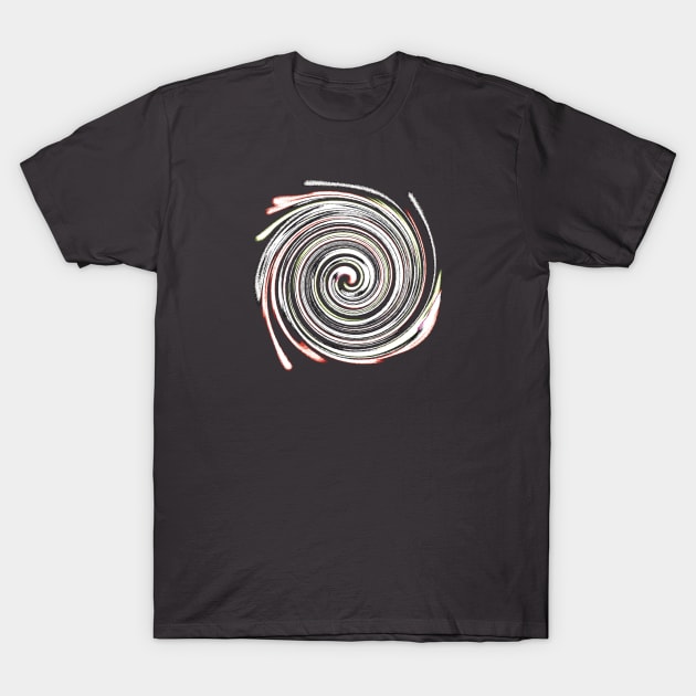 Spiral Blur T-Shirt by Punderstandable